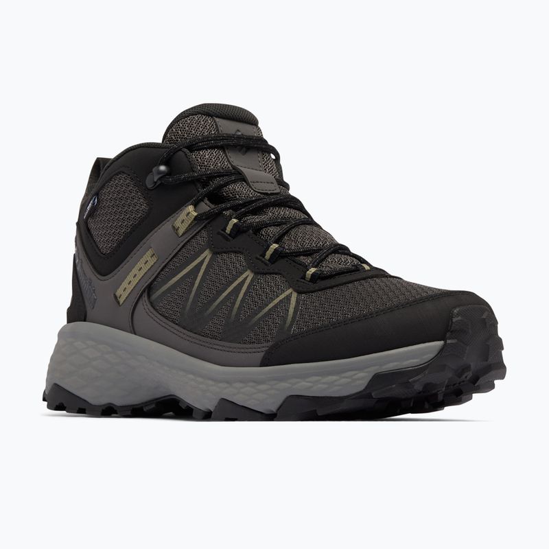 Pánske trekingové topánky Columbia Peakfreak Rush Mid Outdry dark grey/stone green 8
