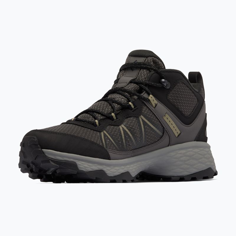 Pánske trekingové topánky Columbia Peakfreak Rush Mid Outdry dark grey/stone green 9