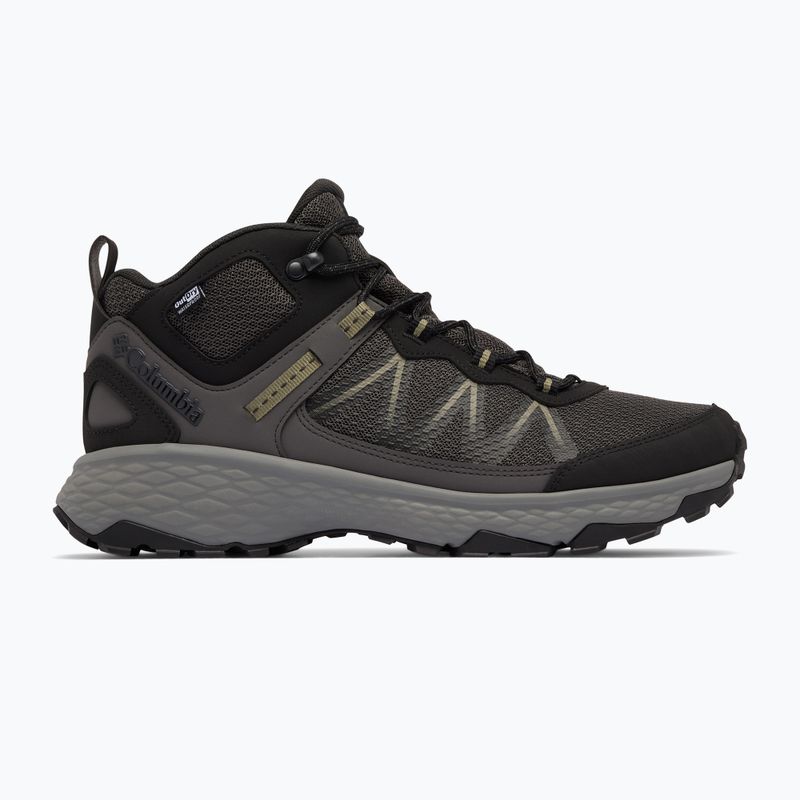 Pánske trekingové topánky Columbia Peakfreak Rush Mid Outdry dark grey/stone green 10