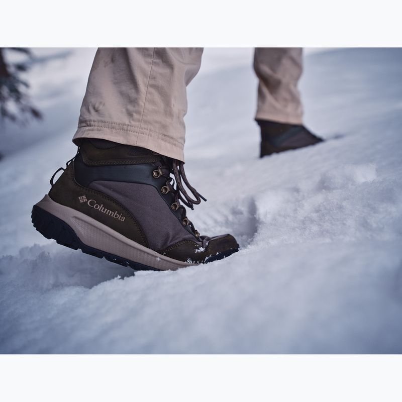 Pánske topánky Columbia Burnsider Omni-Heat Infinity deep olive/tangy orange 9