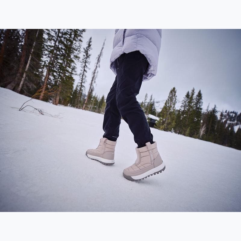 Detské snehule Columbia Youth Snowtrot Mid soft taupe/sea salt 11