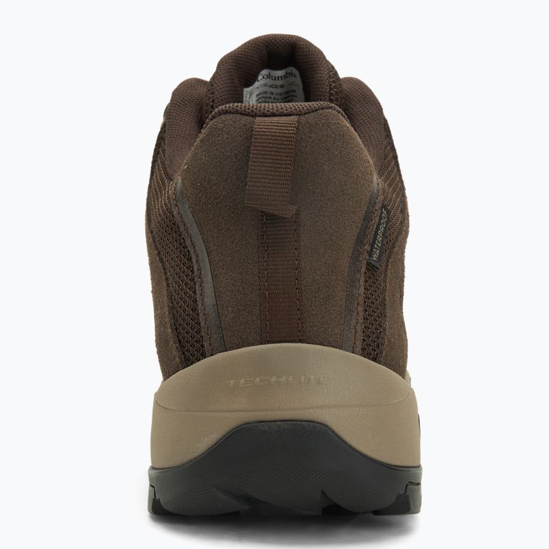 Pánske trekingové topánky Columbia Redmond IV Mid Wp cordovan/tangy orange 5