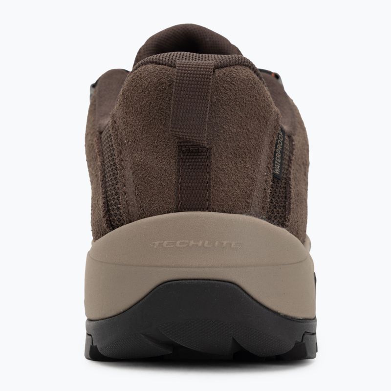 Pánske trekingové topánky Columbia Redmond IV Low Wp cordovan/tangy orange 6