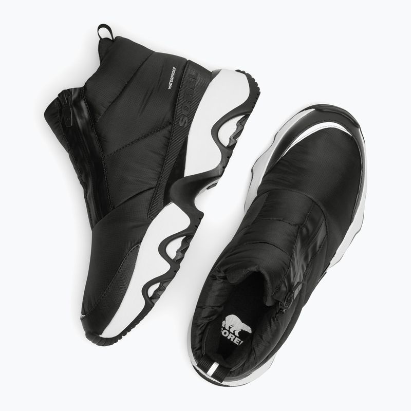 Dámske snehule Sorel Kinetic Impact Puffy Zip black/black 8