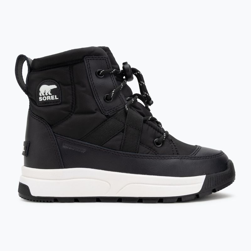Detské snehule Sorel Youth Whitney Mid Wp black/sea salt 2