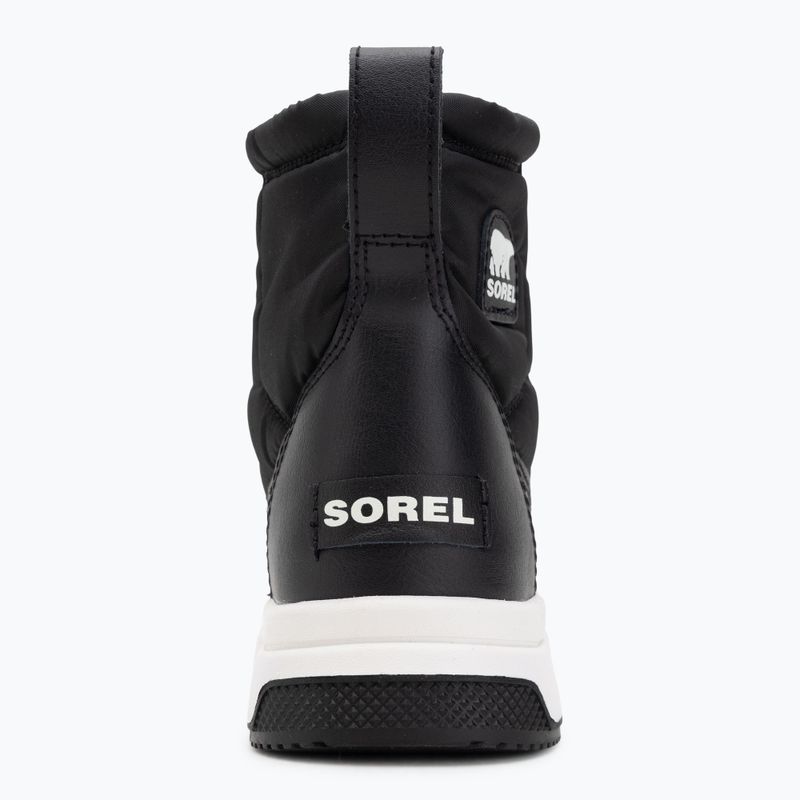 Detské snehule Sorel Youth Whitney Mid Wp black/sea salt 6