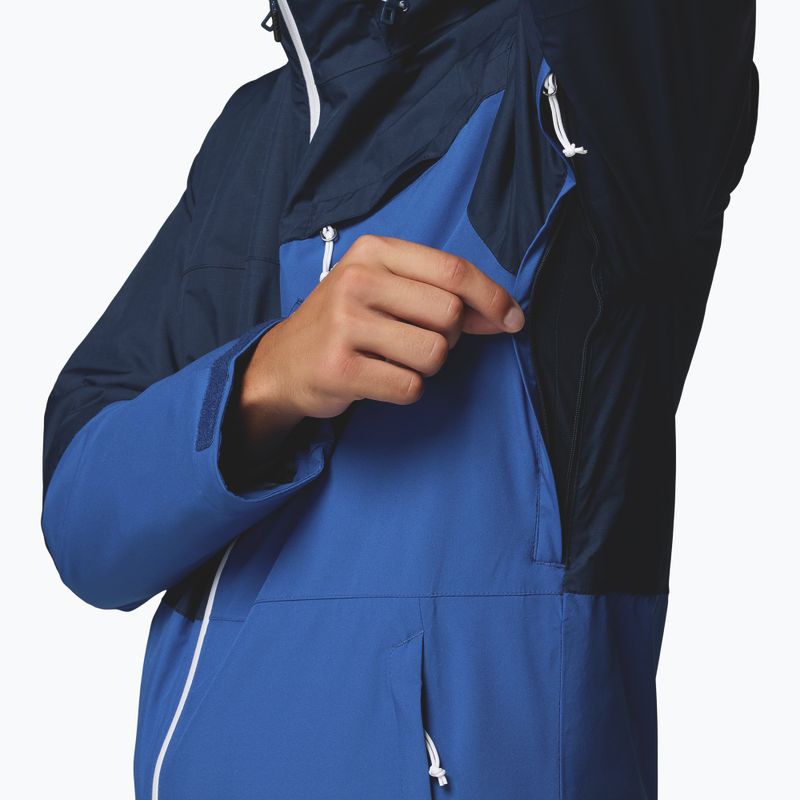 Pánska lyžiarska bunda Columbia Iceberg Point II mountain blue/collegiate navy 7