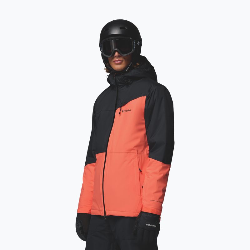 Pánska lyžiarska bunda Columbia Iceberg Point II zing/black 4