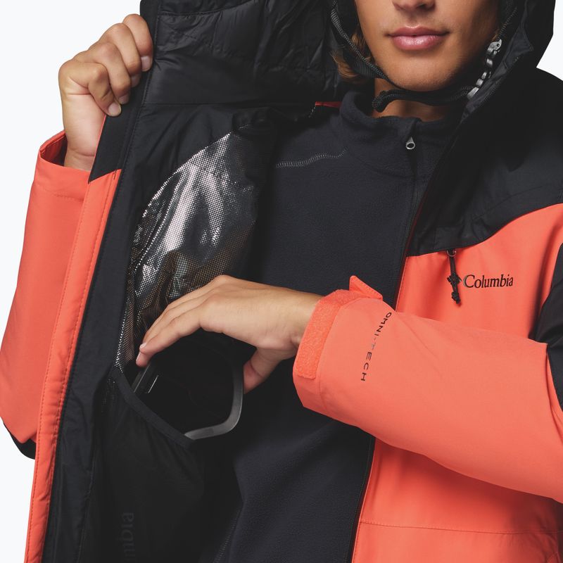 Pánska lyžiarska bunda Columbia Iceberg Point II zing/black 10