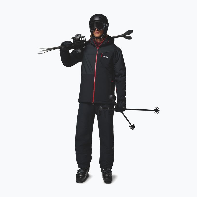 Pánska lyžiarska bunda Columbia Iceberg Point II mountain black 2