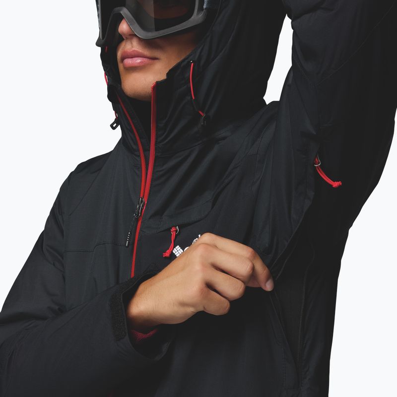 Pánska lyžiarska bunda Columbia Iceberg Point II mountain black 7