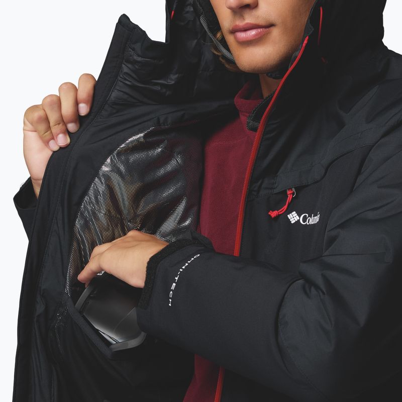 Pánska lyžiarska bunda Columbia Iceberg Point II mountain black 10