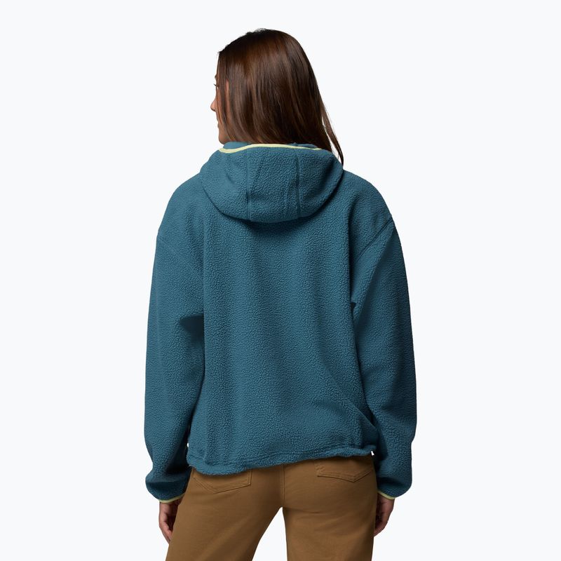 Dámska fleecová mikina Columbia Helvetia II Hoodie everblue 3