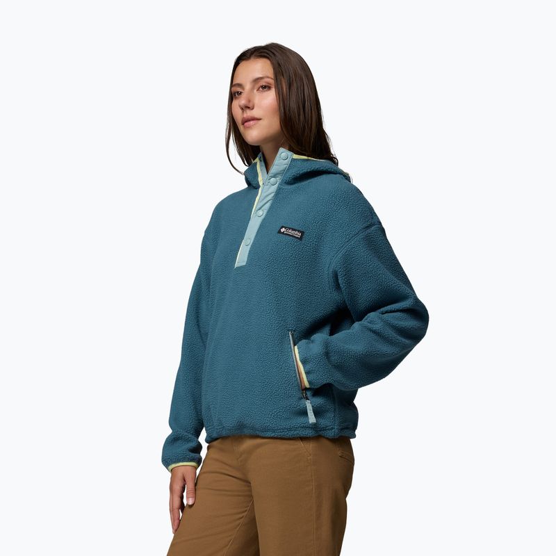 Dámska fleecová mikina Columbia Helvetia II Hoodie everblue 4