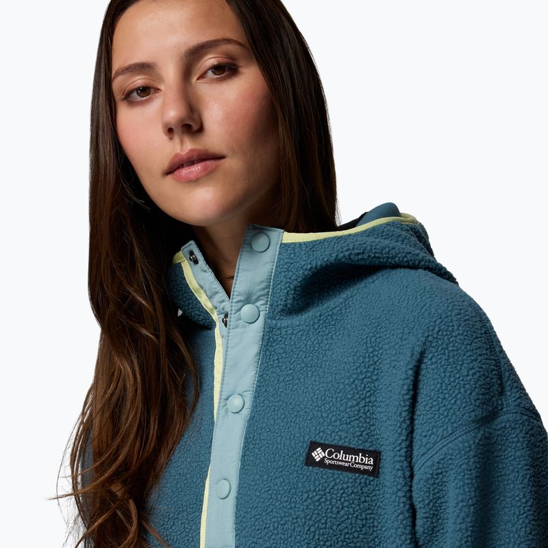 Dámska fleecová mikina Columbia Helvetia II Hoodie everblue 5