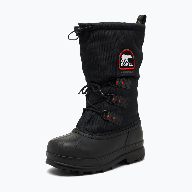 Pánske snehule Sorel Glacier XT black/red quar 2