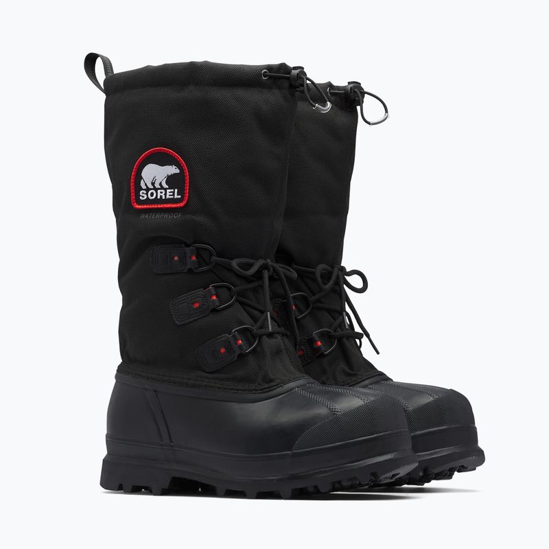Pánske snehule Sorel Glacier XT black/red quar 4