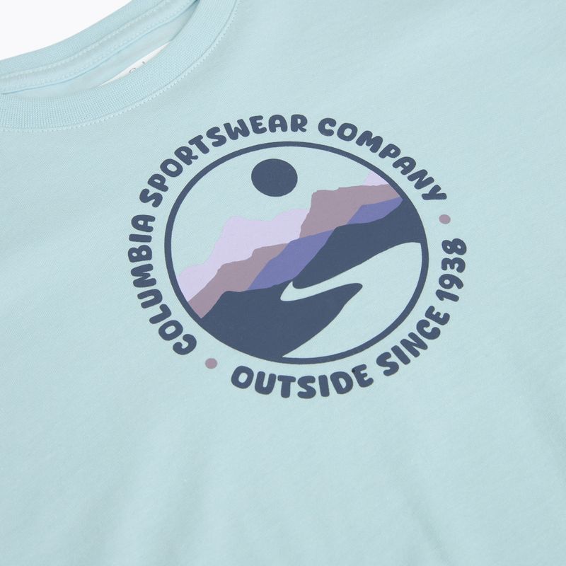 Detské tričko Columbia Mission Lake II SS Graphic marine light/bubbly scoped view 3