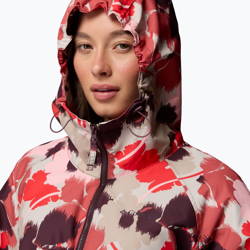 Dámska vetrovka Columbia Spire Valley Printed Windbreaker washed red ikatbloom print/moonvista 6