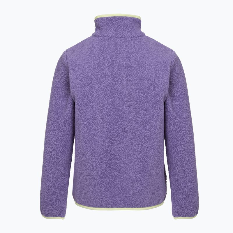 Detská fleecová mikina Columbia Halvetia II Half Snap Fleece stormwatch/lavender pearl 2