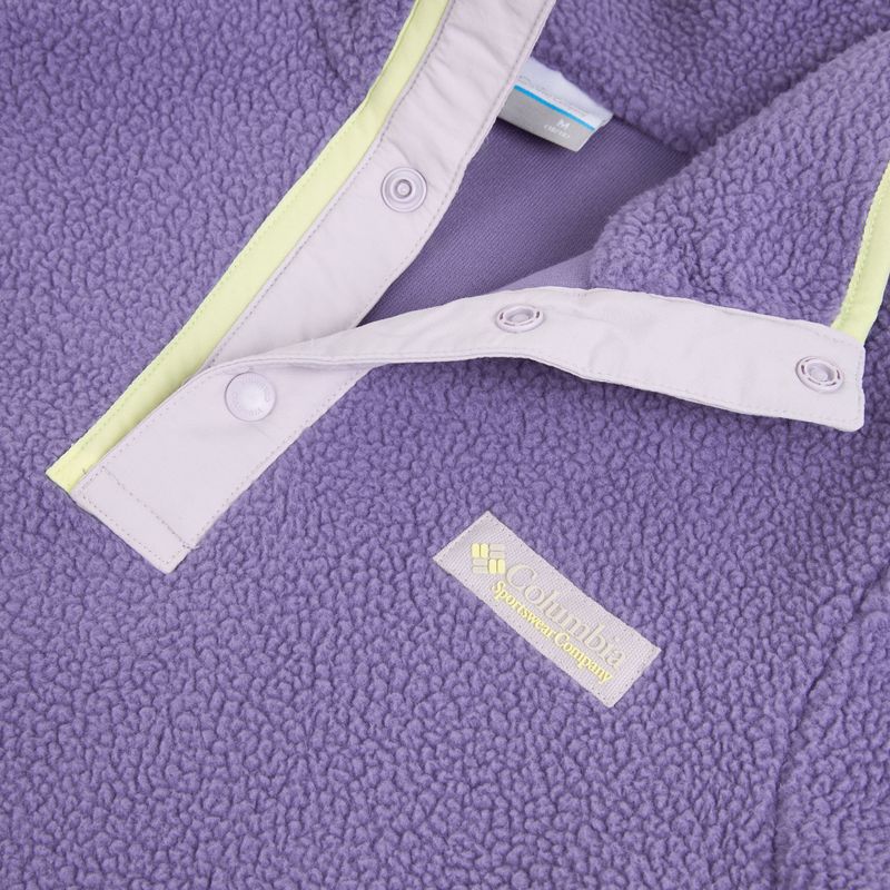 Detská fleecová mikina Columbia Halvetia II Half Snap Fleece stormwatch/lavender pearl 3