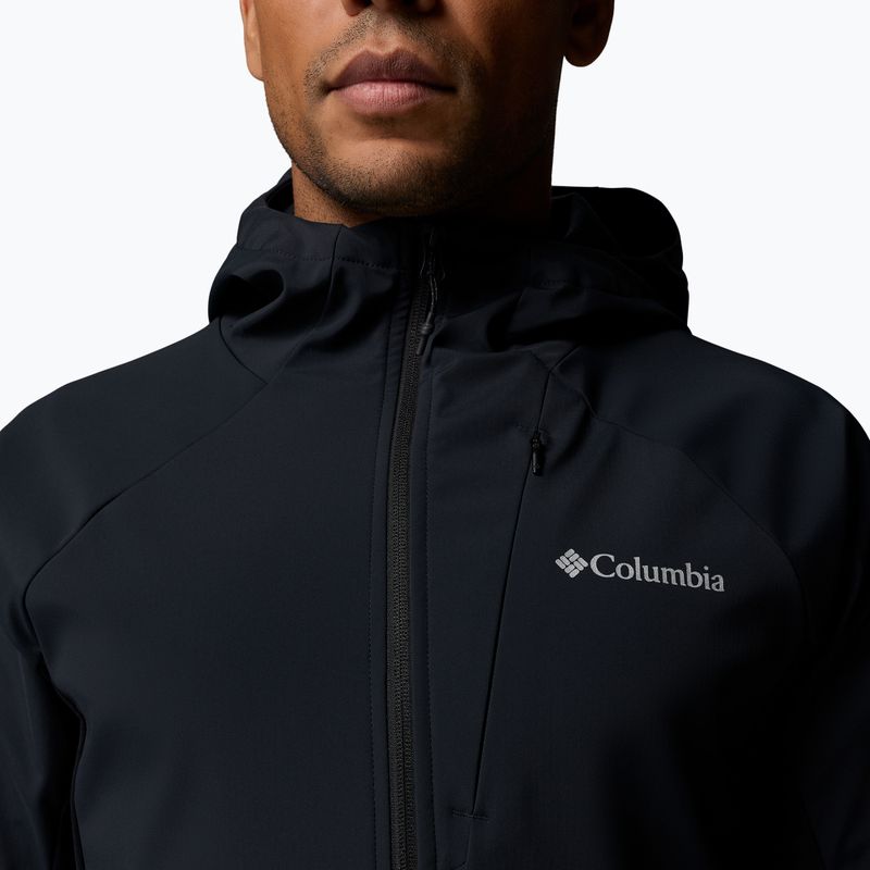 Pánska softshellová bunda Columbia Trailborne black 8