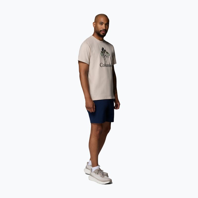 Pánske tričko Columbia CSC Seasonal Graphic dark stone/heavenly stacked gem 2