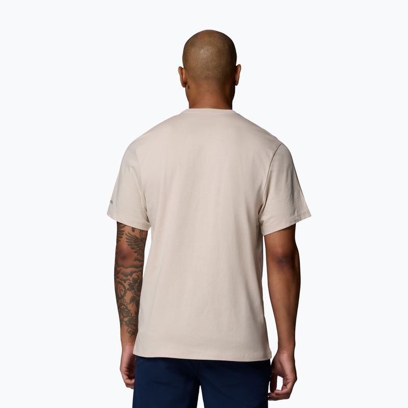 Pánske tričko Columbia CSC Seasonal Graphic dark stone/heavenly stacked gem 3