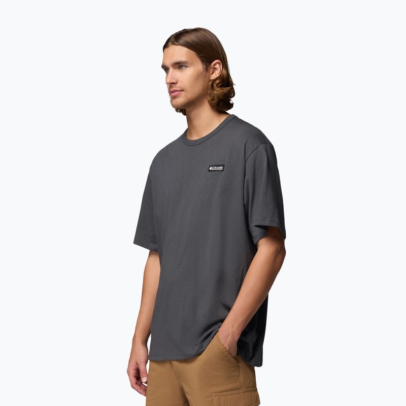 Pánske tričko Columbia CSC Heavyweight Iconic Tee shark/repeated peaks 4