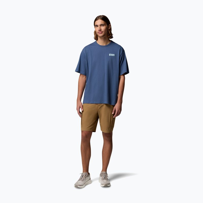 Pánske tričko Columbia CSC Heavyweight Iconic Tee dark mountain/csc box logo 2