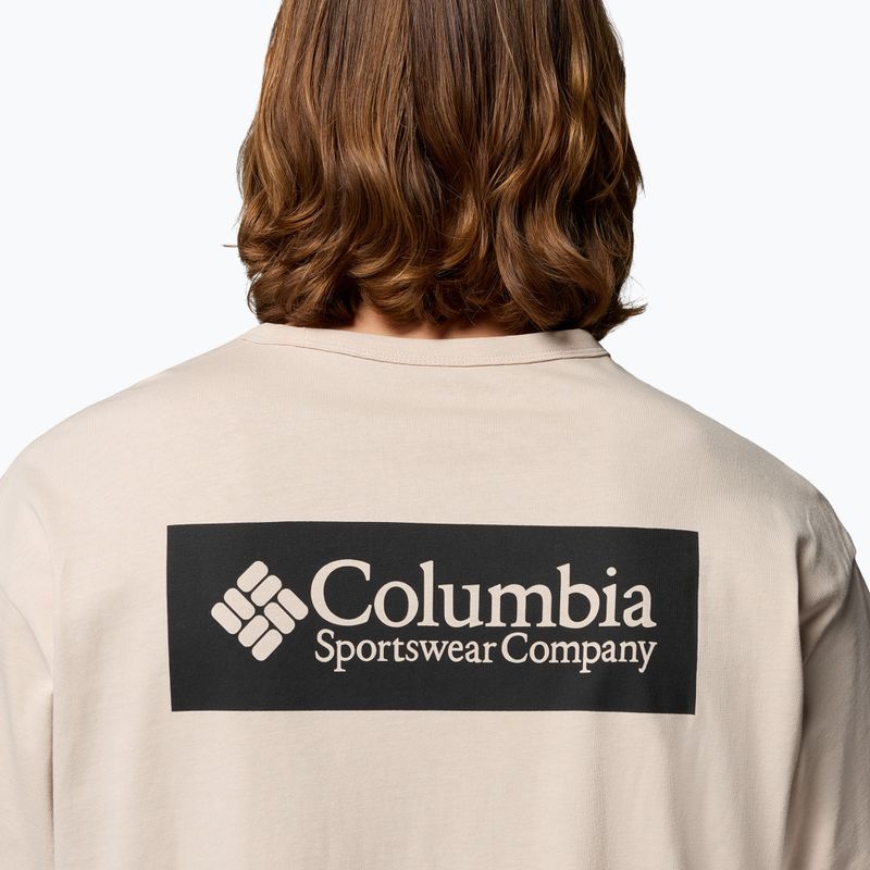 Pánske tričko Columbia CSC Heavyweight Iconic Tee dark stone/csc box logo 4