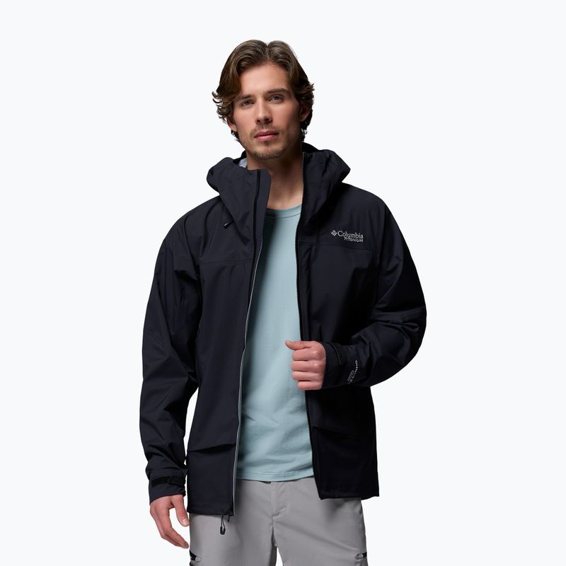 Pánska softshellová bunda Columbia Saudan Pro 3L black 5