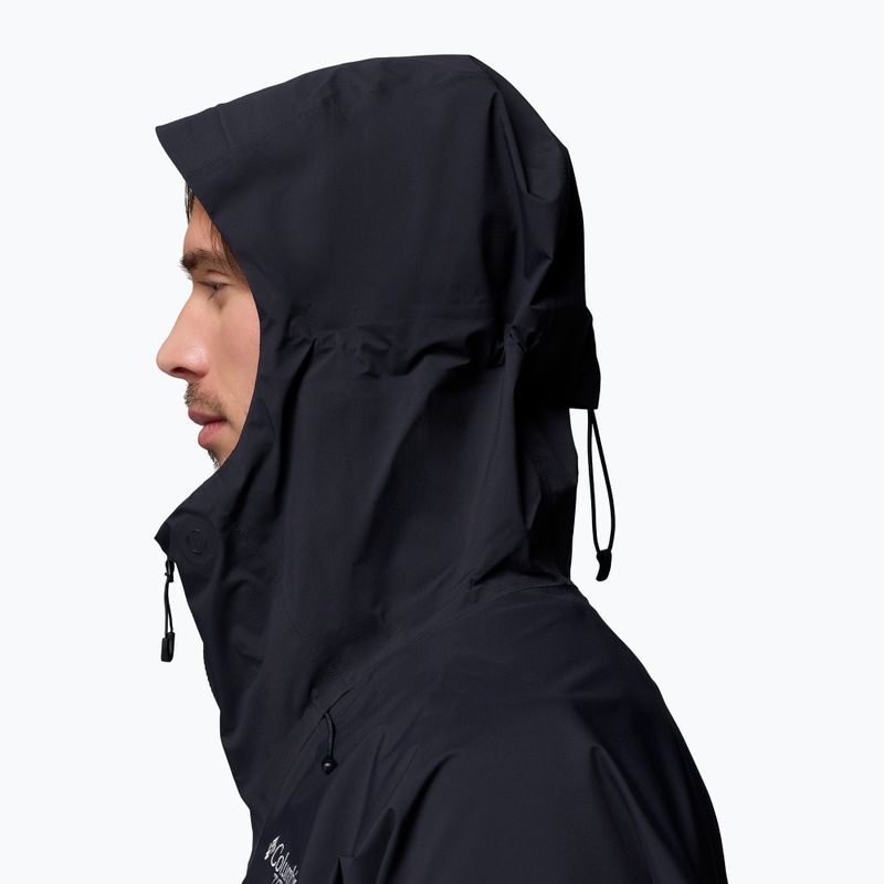 Pánska softshellová bunda Columbia Saudan Pro 3L black 6