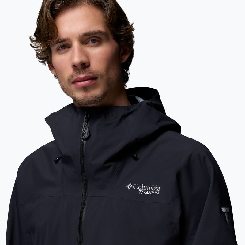 Pánska softshellová bunda Columbia Saudan Pro 3L black 8