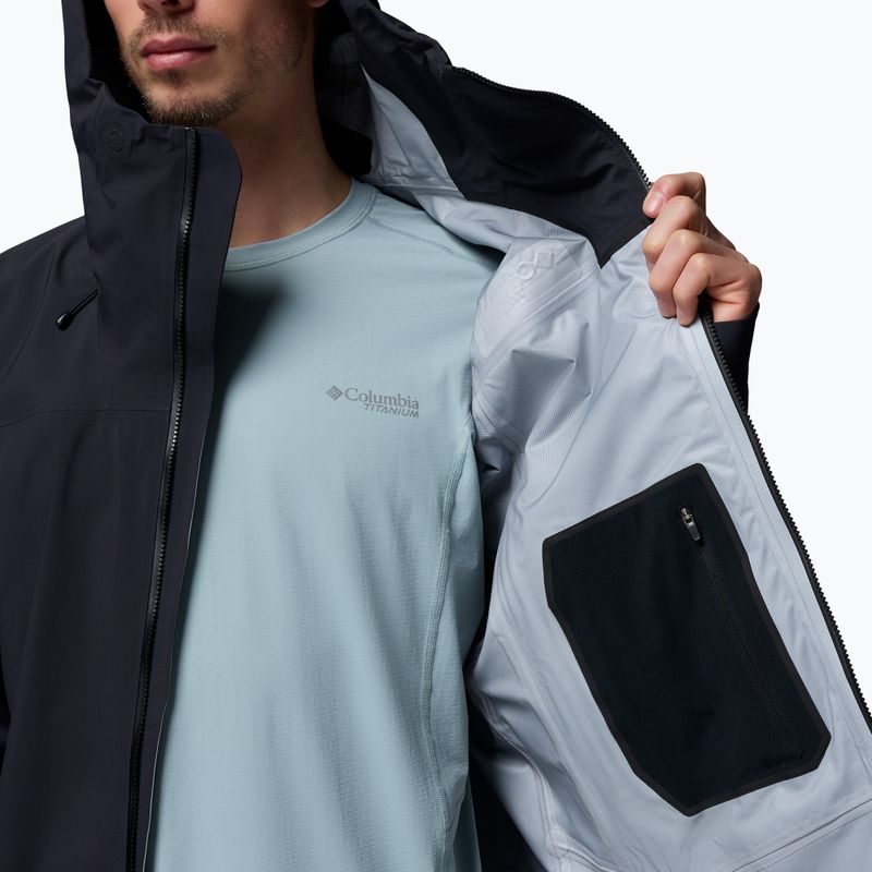 Pánska softshellová bunda Columbia Saudan Pro 3L black 10