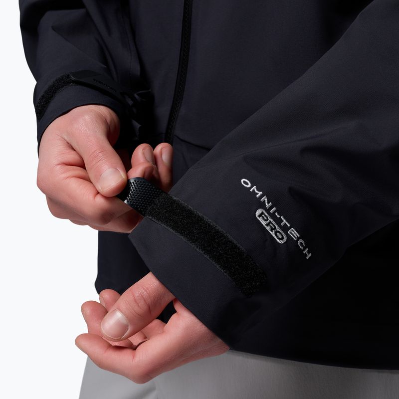 Pánska softshellová bunda Columbia Saudan Pro 3L black 11