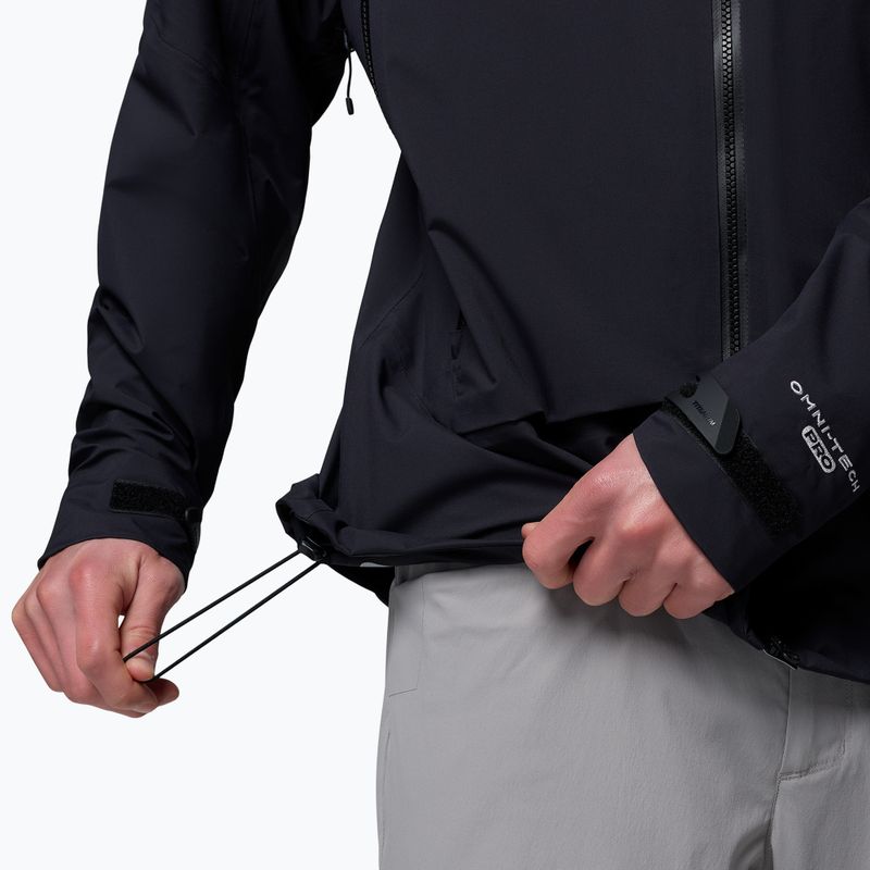 Pánska softshellová bunda Columbia Saudan Pro 3L black 12