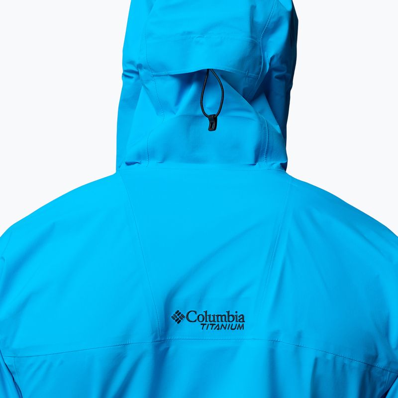 Pánska softshellová bunda Columbia Saudan Pro 3L compass blue 7