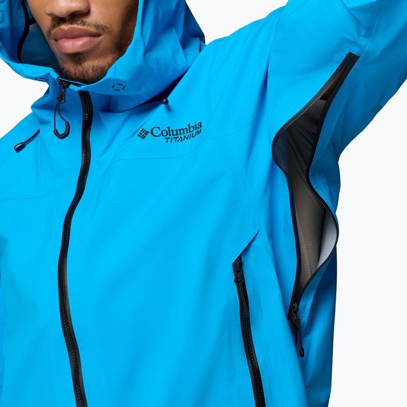 Pánska softshellová bunda Columbia Saudan Pro 3L compass blue 9