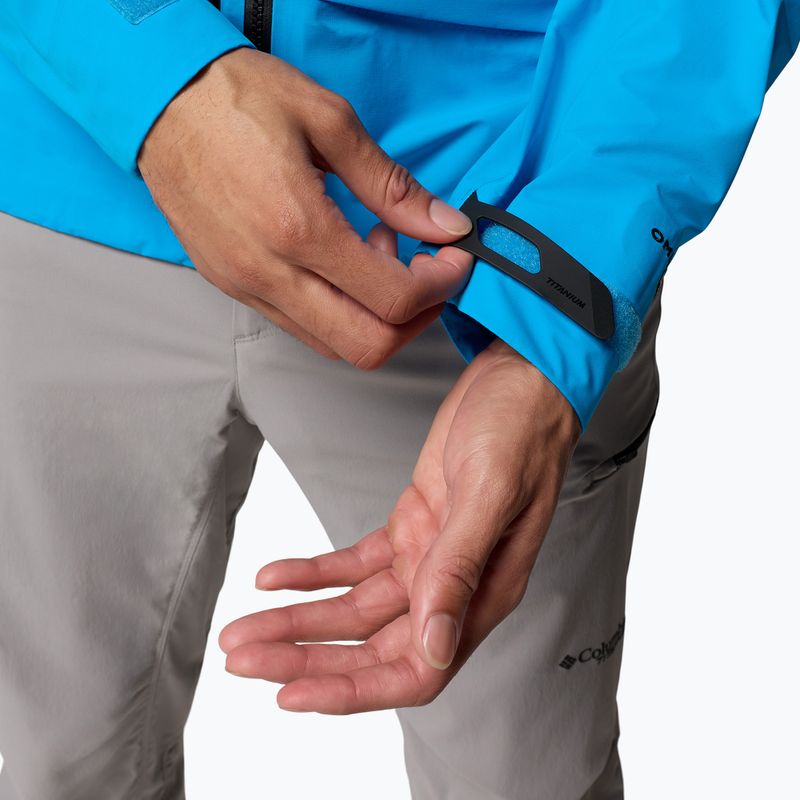 Pánska softshellová bunda Columbia Saudan Pro 3L compass blue 11