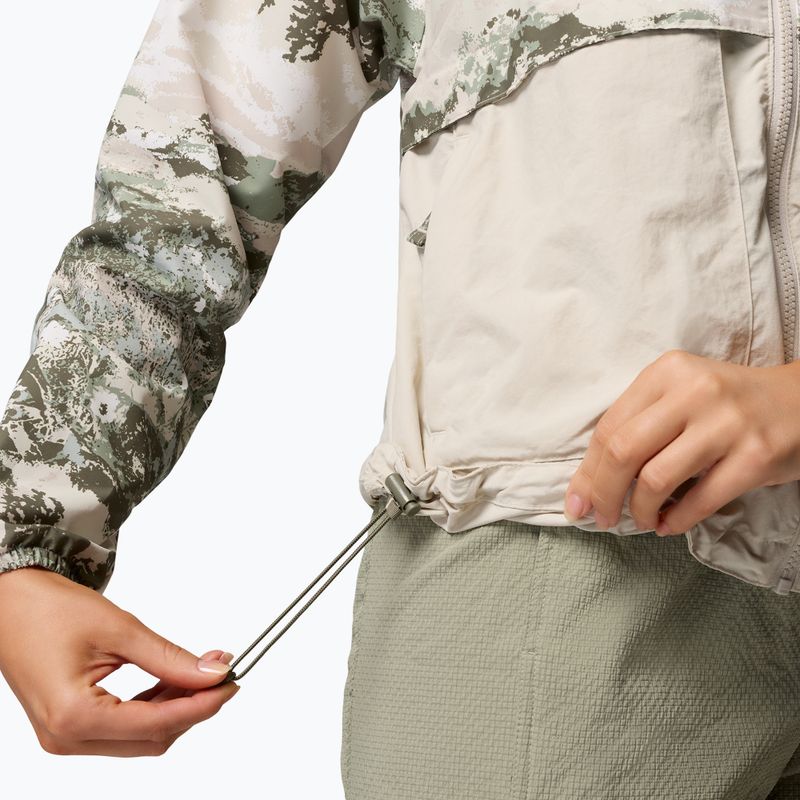 Dámska vetrovka Columbia Spire Valley Printed Windbreaker safari fieldaze print/dark stone 7