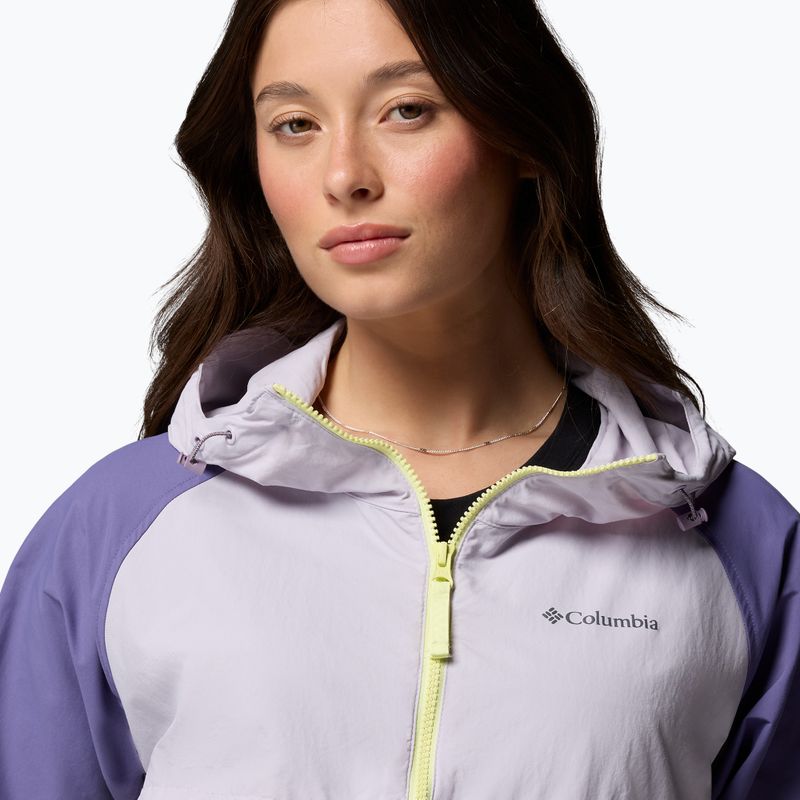 Dámska vetrovka Columbia Spire Valley Windbreaker citron haze/lavender pearl/stormwatch 6