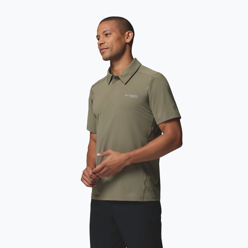 Pánske tričko Columbia Diamond Peak Pro Polo stone green 4
