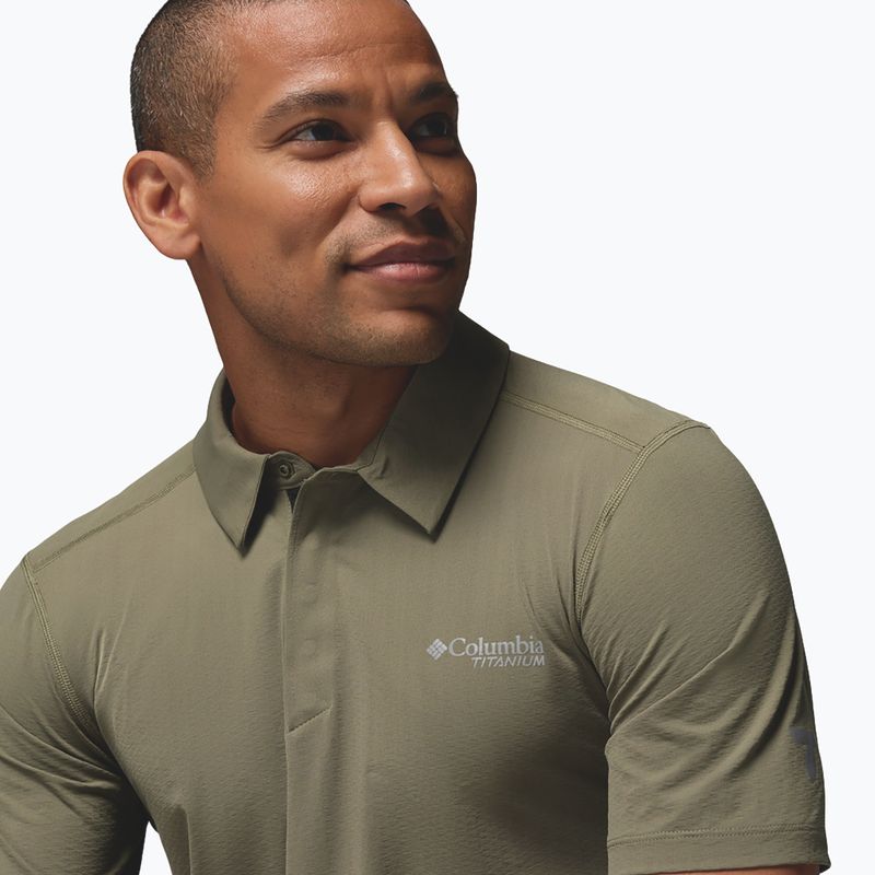 Pánske tričko Columbia Diamond Peak Pro Polo stone green 5