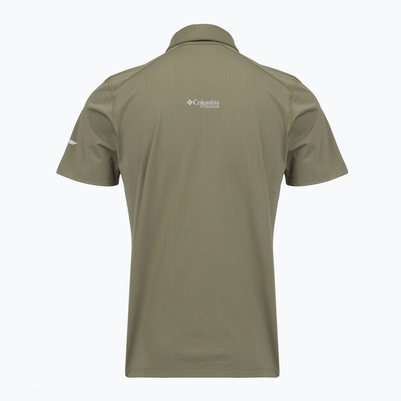 Pánske tričko Columbia Diamond Peak Pro Polo stone green 2