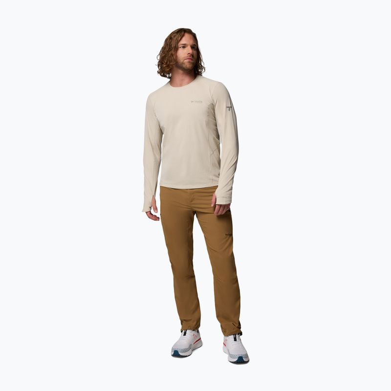 Pánske tričko longsleeve Columbia Diamond Peak Pro Crew dark stone 2