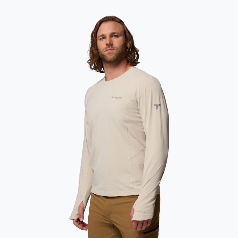 Pánske tričko longsleeve Columbia Diamond Peak Pro Crew dark stone 4