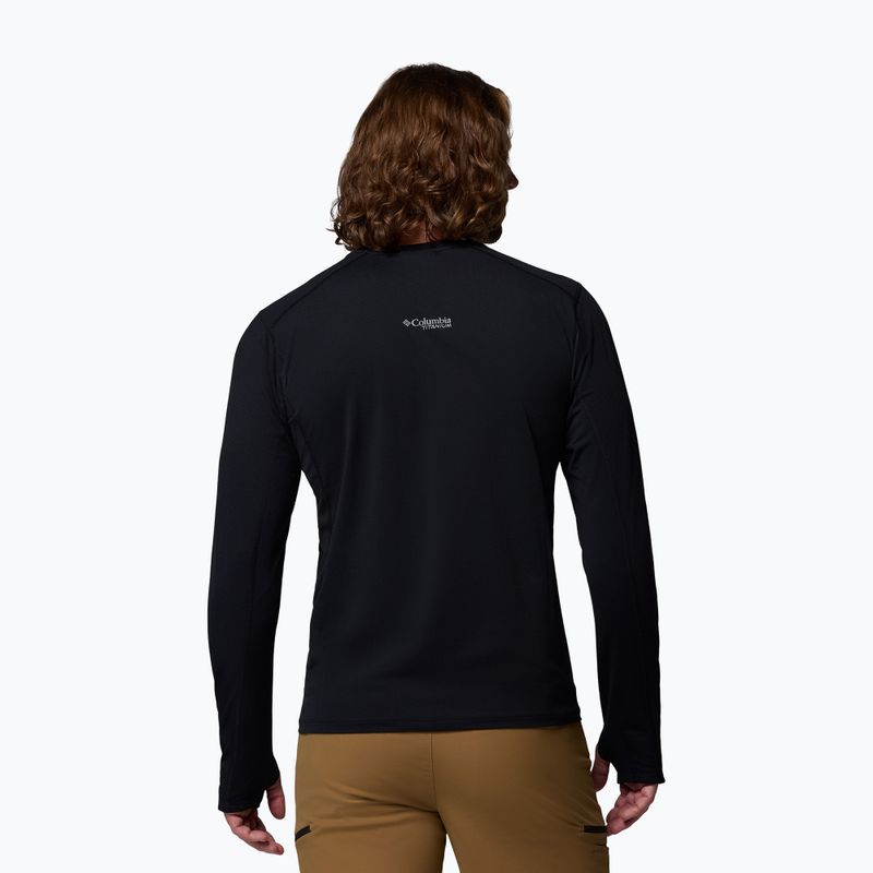 Pánske tričko longsleeve Columbia Diamond Peak Pro Crew black 3
