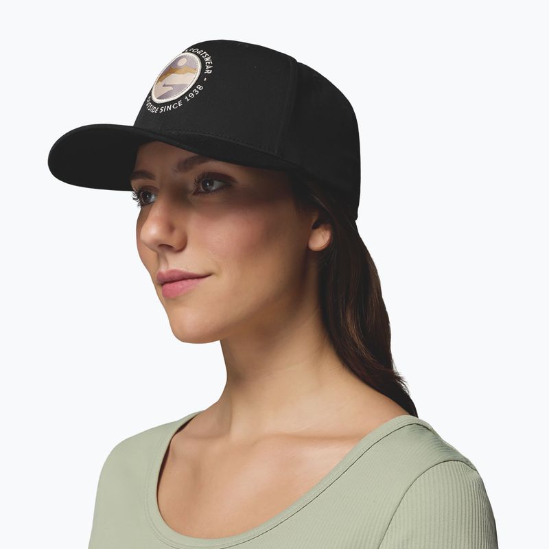 Šiltovka Columbia Lost Lager 3D Stretch Snapback black/landscape circle 5