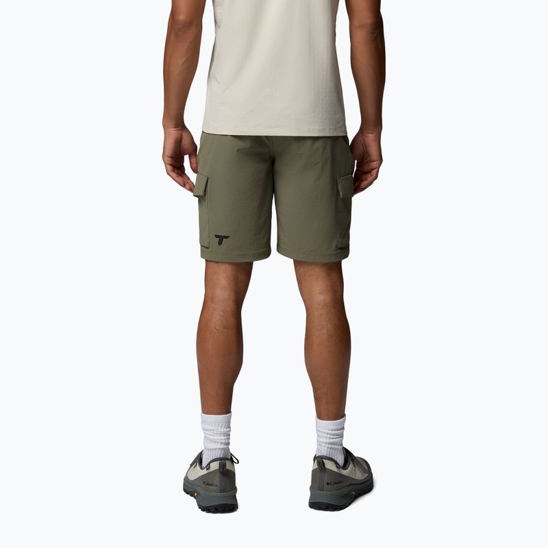 Pánske trekingové šortky Columbia Silver Ridge Elite stone green 3